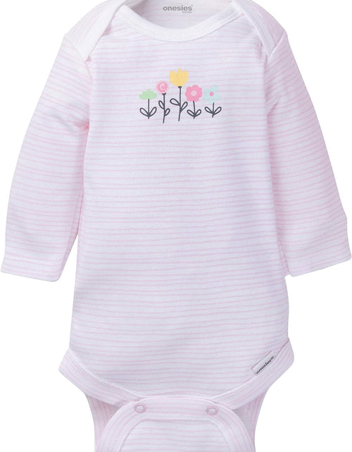 Load image into Gallery viewer, Baby-Girls 6-Pack Long Sleeve Bodysuits
